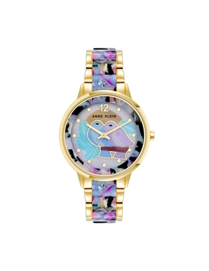 Les métaux Anne Klein Patterned Mother of Pearl Dial Watch   | JNS-3306535